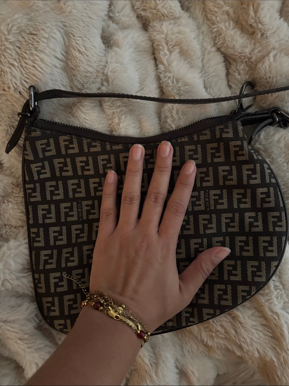 Fendi mini asymmetrical shoulder bag - Picture 5 of 5
